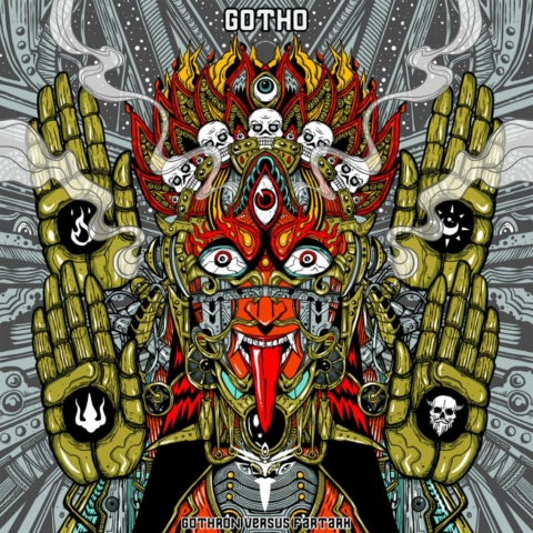 Artwork for Gotho's record Gothron vs Fartrak, made by Malleus Lab