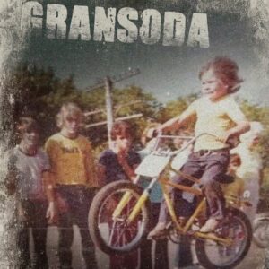 Gransoda debut ep artwork, showing a kid on a bmx